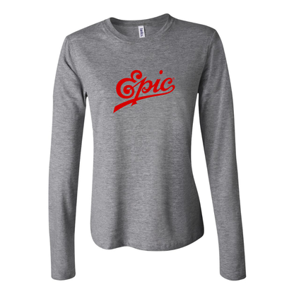 BELLA CANVAS Epic Records Jersey Long Sleeve Tee