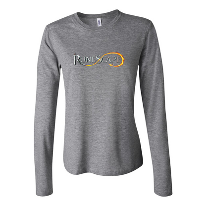 BELLA CANVAS Women’s  Runescape Logo Jersey Long Sleeve Tee