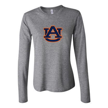 BELLA CANVAS  Auburn Tigers Jersey Long Sleeve Tee