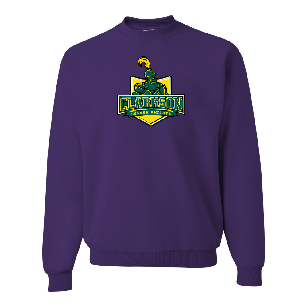 Men's Clarkson Golden Knights JERZEES NuBlend Crewneck Sweatshirt