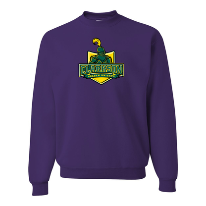Men's Clarkson Golden Knights JERZEES NuBlend Crewneck Sweatshirt