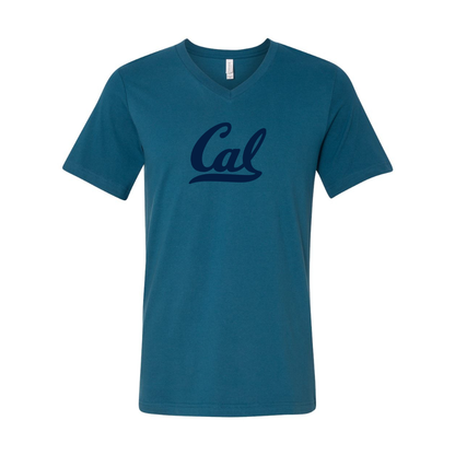 California Golden Bears BELLA  CANVAS - Jersey V-Neck T-Shirt