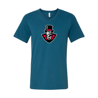 Austin Peay Governors BELLA  CANVAS - Jersey V-Neck T-Shirt