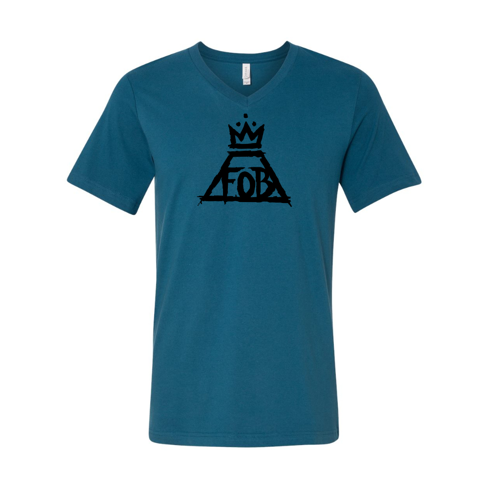 Fall Out Boy BELLA  CANVAS - Jersey V-Neck T-Shirt