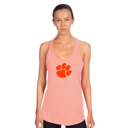 Women's  Clemson Tigers Next Level Ideal Racerback Tank