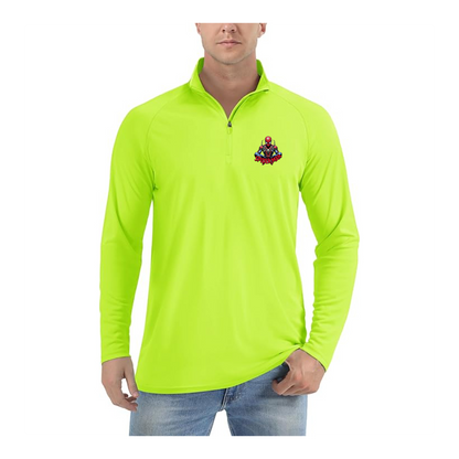 Men's Spider-Man 2025  Lightweight Quarter-Zip Athletic Shirt Long Sleeve Performance Wear