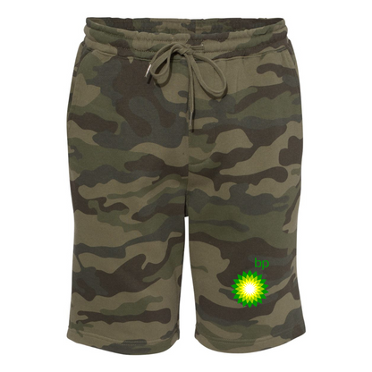 Men's  BP Oil Logo Independent Trading Co Midweight Fleece Shorts