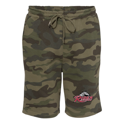 Men's Rider Broncs Logo Independent Trading Co Midweight Fleece Shorts