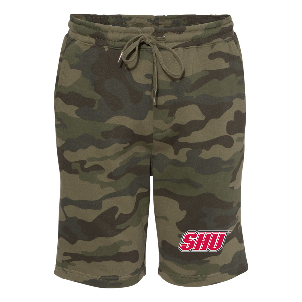 Men's Sacred Heart Pioneers Logo Independent Trading Co Midweight Fleece Shorts
