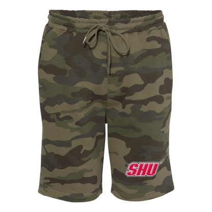 Men's Sacred Heart Pioneers Logo Independent Trading Co Midweight Fleece Shorts