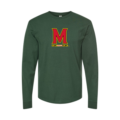 Men's Maryland Terrapins Logo Long Sleeve T-Shirt