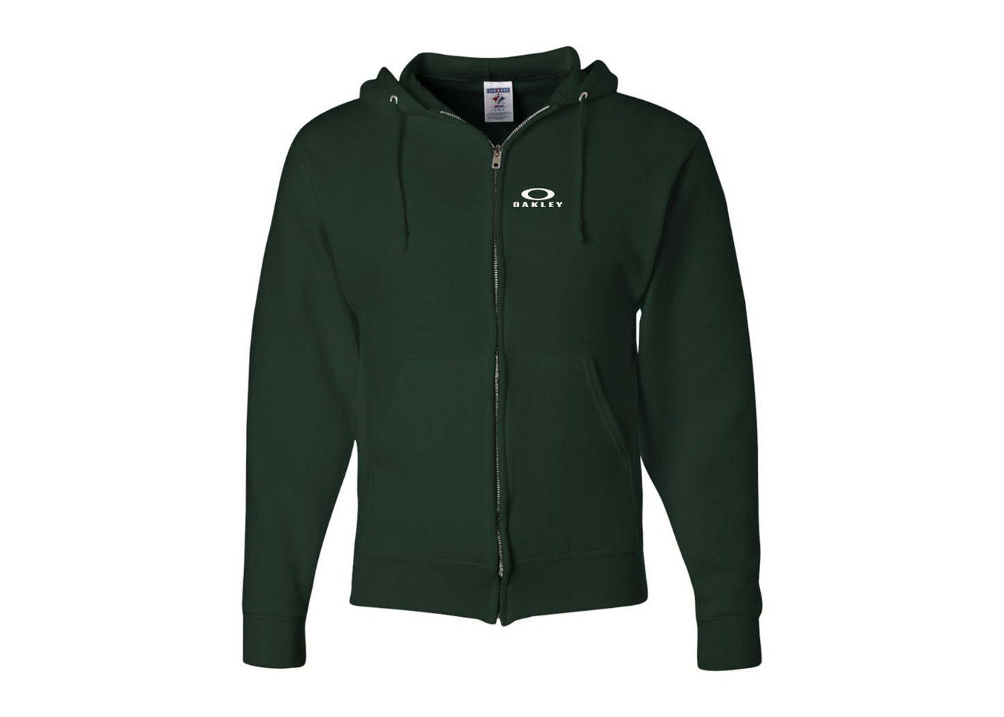 Men's Oakley Logo JERZEES NuBlend Full-Zip Hooded Sweatshirt
