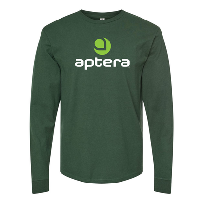 Men's  Aptera Motors Logo Cotton Long Sleeve T-Shirt