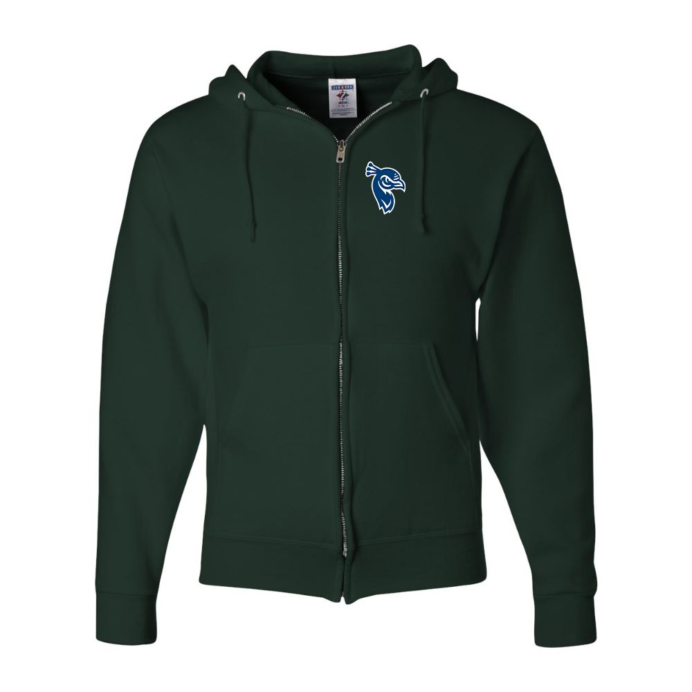 Men's Saint Peters Peacocks Logo JERZEES NuBlend Full-Zip Hooded Sweatshirt