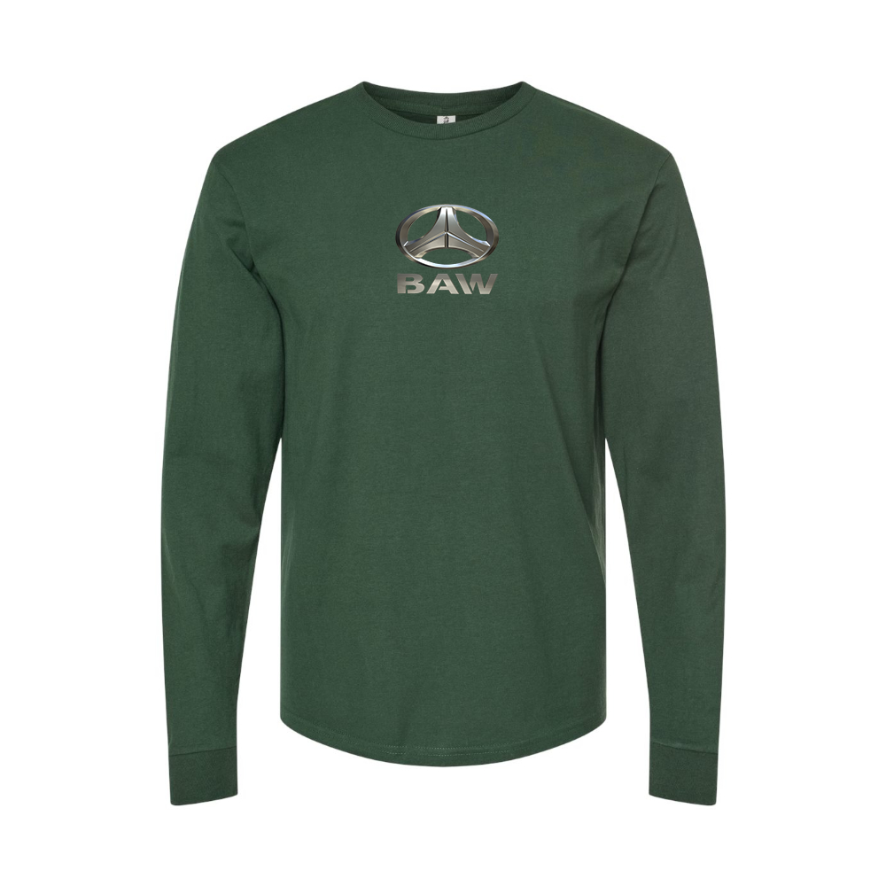 Men's Beijing Automobile Works Logo Long Sleeve T-Shirt