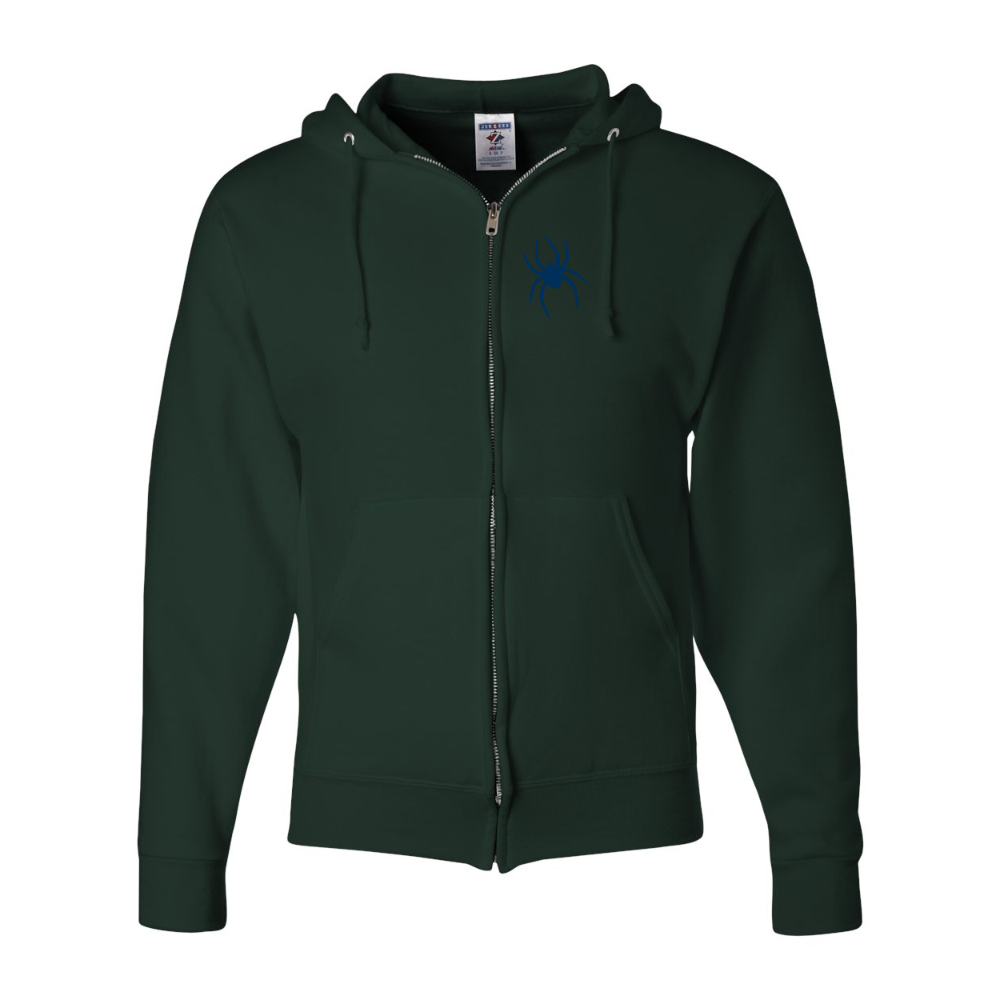 Men's Richmond Spiders Logo JERZEES NuBlend Full-Zip Hooded Sweatshirt