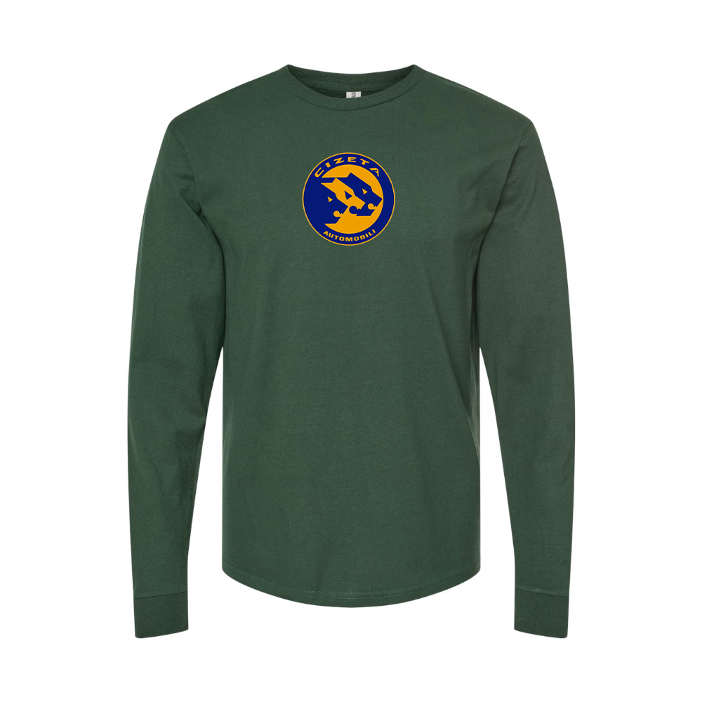 Men's Cizeta Logo Long Sleeve T-Shirt