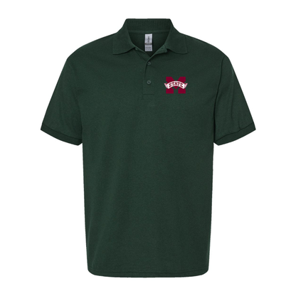 Men's Mississippi State Bulldogs Logo Dry Blend Polo