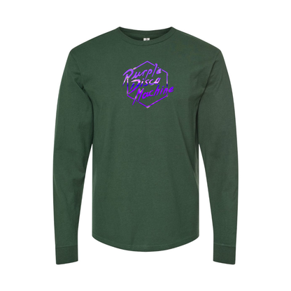 Men's Purple Disco Machine Long Sleeve T-Shirt
