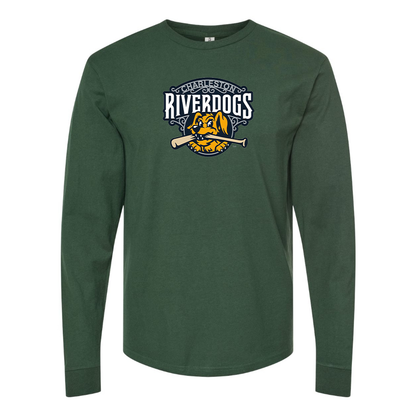 Men's Charleston RiverDogs Logo Cotton Long Sleeve T-Shirt
