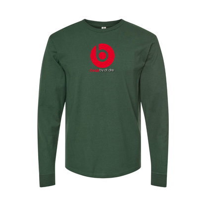Men's Beats-by Dre Logo Long Sleeve T-Shirt