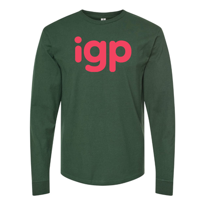 Men's Indian Gifts Portal  Logo Cotton Long Sleeve T-Shirt