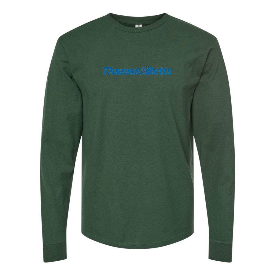 Men's Thomas Logo Cotton Long Sleeve T-Shirt