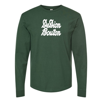 Men's De Dion Bouton Logo Cotton Long Sleeve T-Shirt