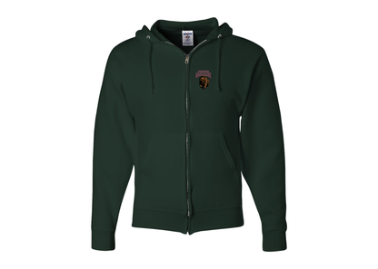 Men's Montana Grizzliesl JERZEES NuBlend Full-Zip Hooded Sweatshirt