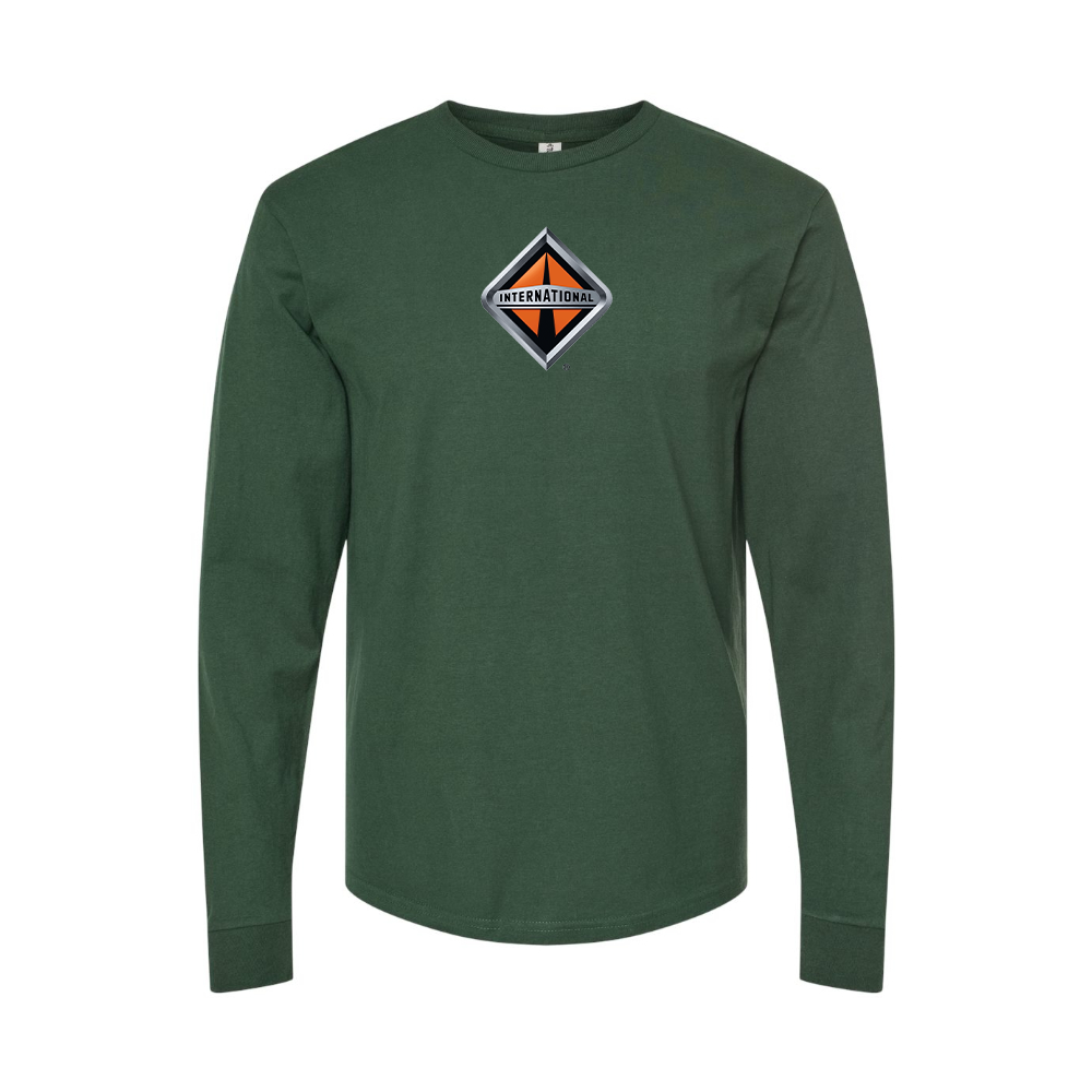 Men's International Trucks Logo Long Sleeve T-Shirt