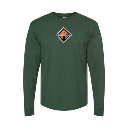 Men's International Trucks Logo Long Sleeve T-Shirt