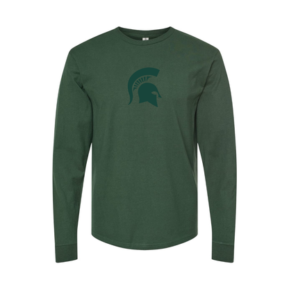 Men's Michigan State Spartans Logo Long Sleeve T-Shirt