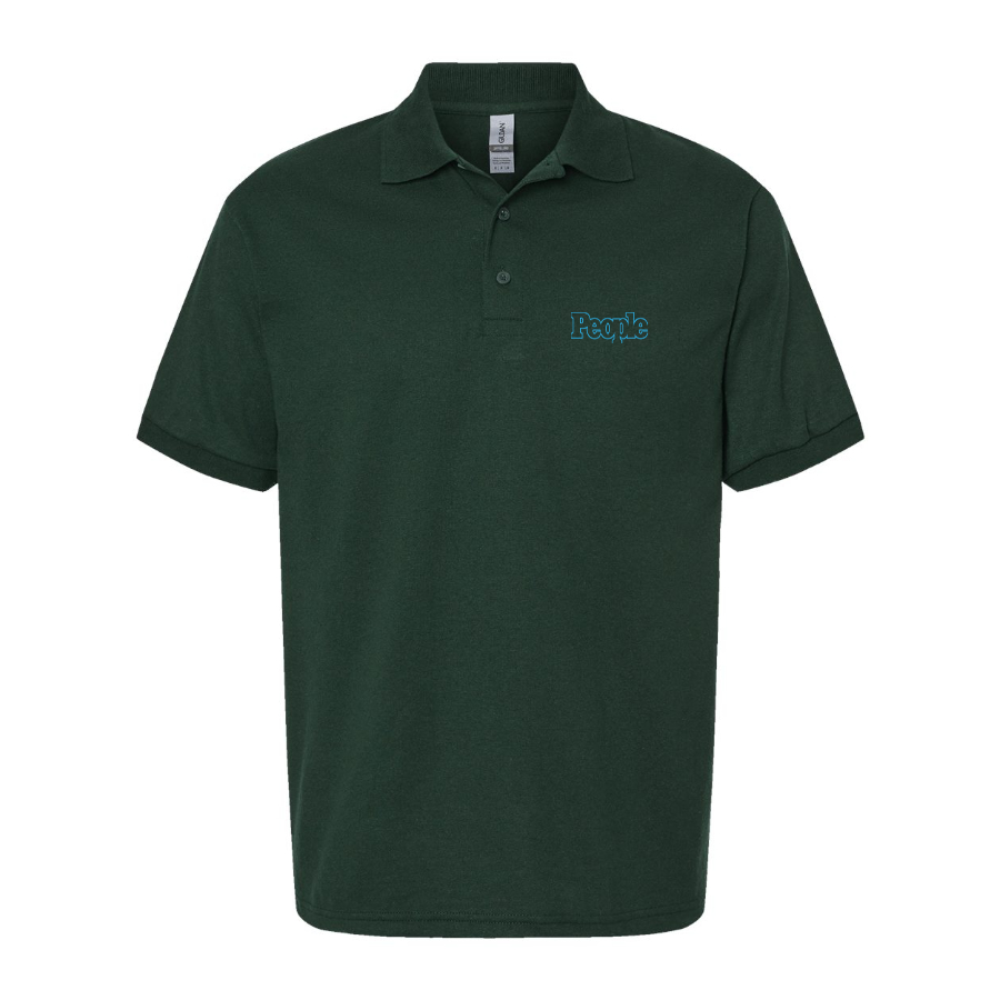 Men's People Magazine Logo Dry Blend Polo