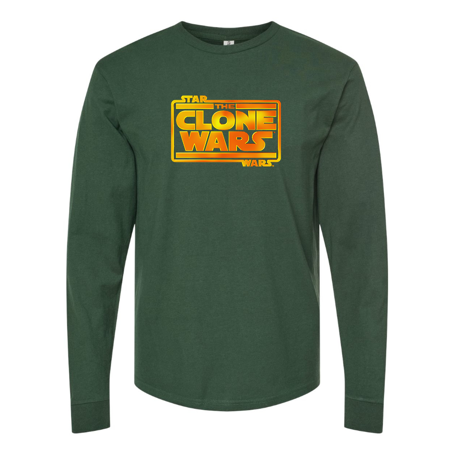 Men's The Clone wars Logo Long Sleeve T-Shirt