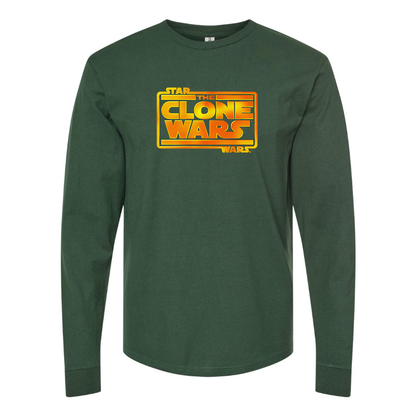 Men's The Clone wars Logo Long Sleeve T-Shirt