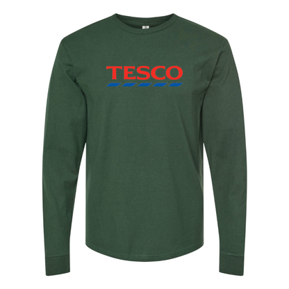 Men's Tesco Logo Long Sleeve T-Shirt