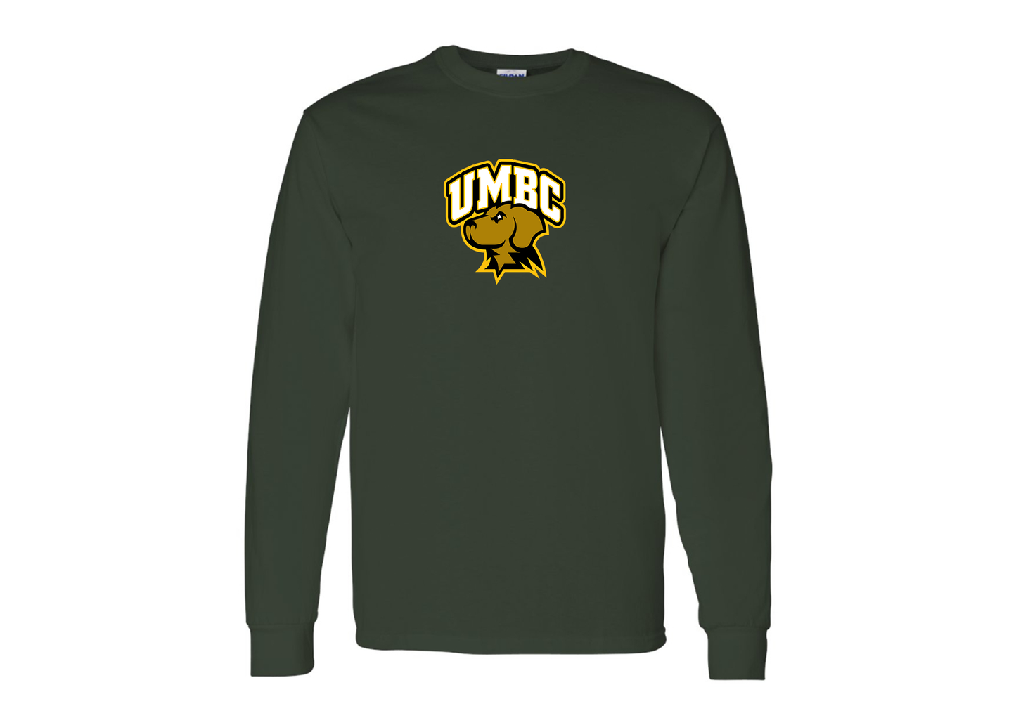 Men's UMBC Retrievers Gildan Heavy Cotton Long Sleeve T-Shirt