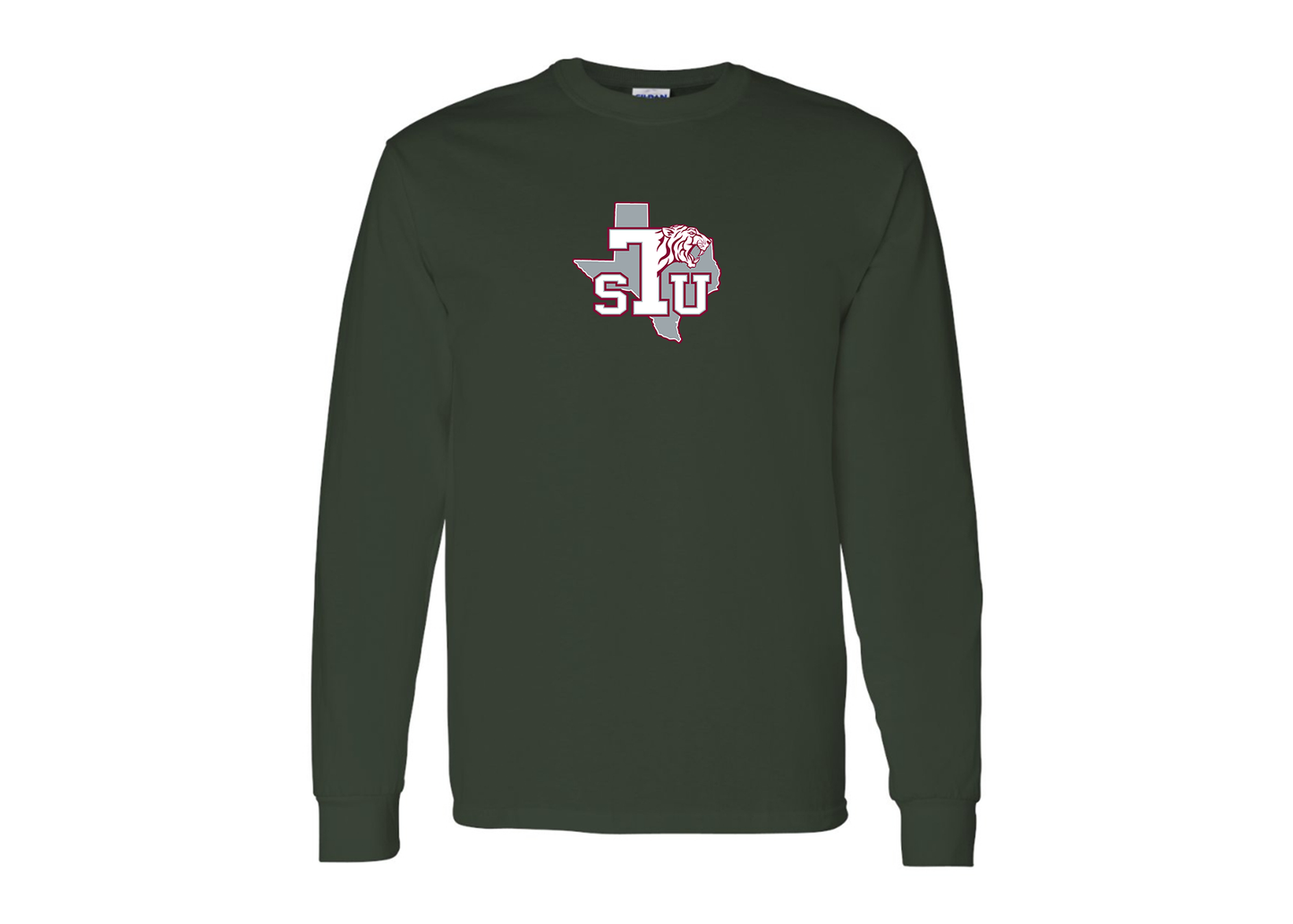 Men's Texas Southern Tigers Gildan Heavy Cotton Long Sleeve T-Shirt