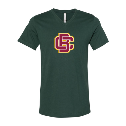 Bethune Cookman Wildcats BELLA  CANVAS - Jersey V-Neck T-Shirt