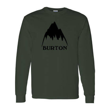 Men's  Burton Mountain  Gildan Heavy Cotton Long Sleeve T-Shirt