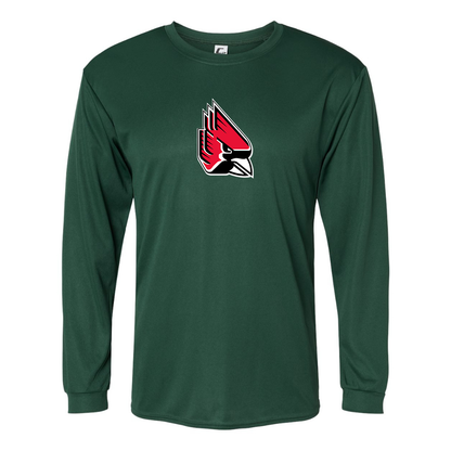 Men's Ball State Cardinals Performance Long Sleeve T-Shirt