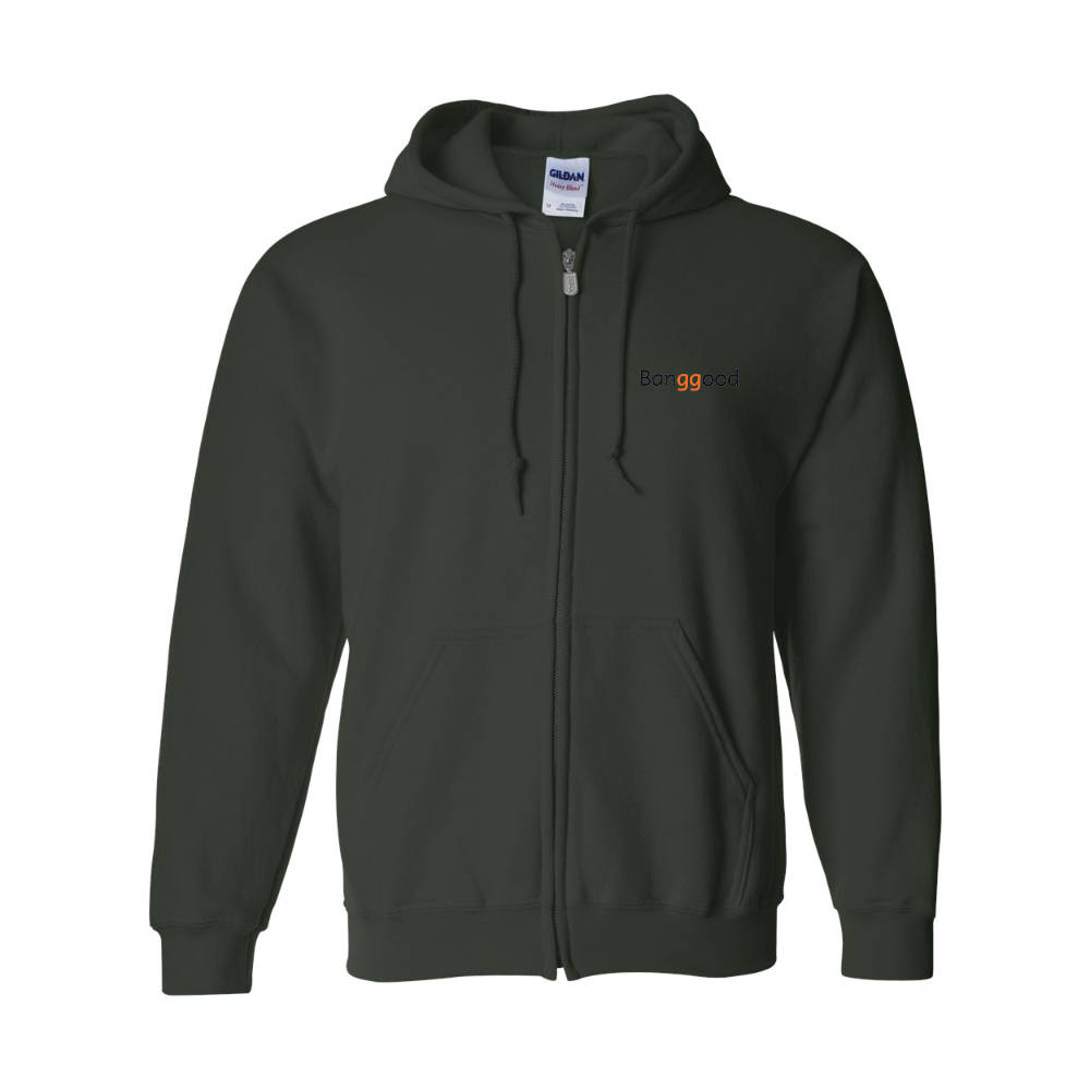 Men's  Banggood  Gildan  Heavy Blend Full Zip Hooded Sweatshirt