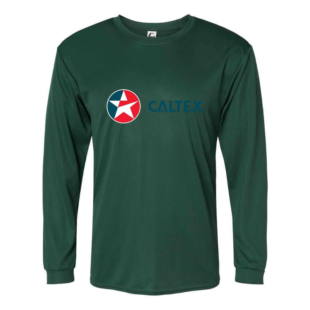 Men's Caltex Gas Station  Performance Long Sleeve T-Shirt