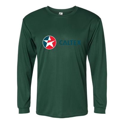 Men's Caltex Gas Station  Performance Long Sleeve T-Shirt