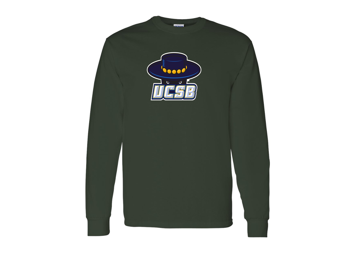 Men's UCSB Gauchos Gildan Heavy Cotton Long Sleeve T-Shirt