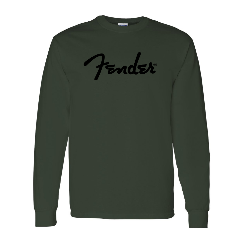 Men's Fender Gildan Heavy Cotton Long Sleeve T-Shirt
