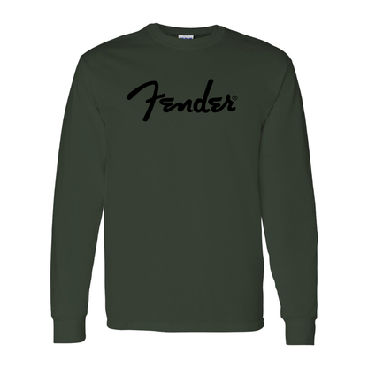 Men's Fender Gildan Heavy Cotton Long Sleeve T-Shirt