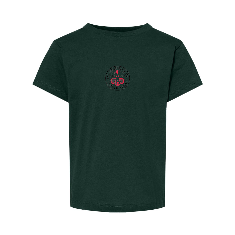AFC Bournemouth Soccer Logo BELLA  CANVAS Toddler Jersey Tee