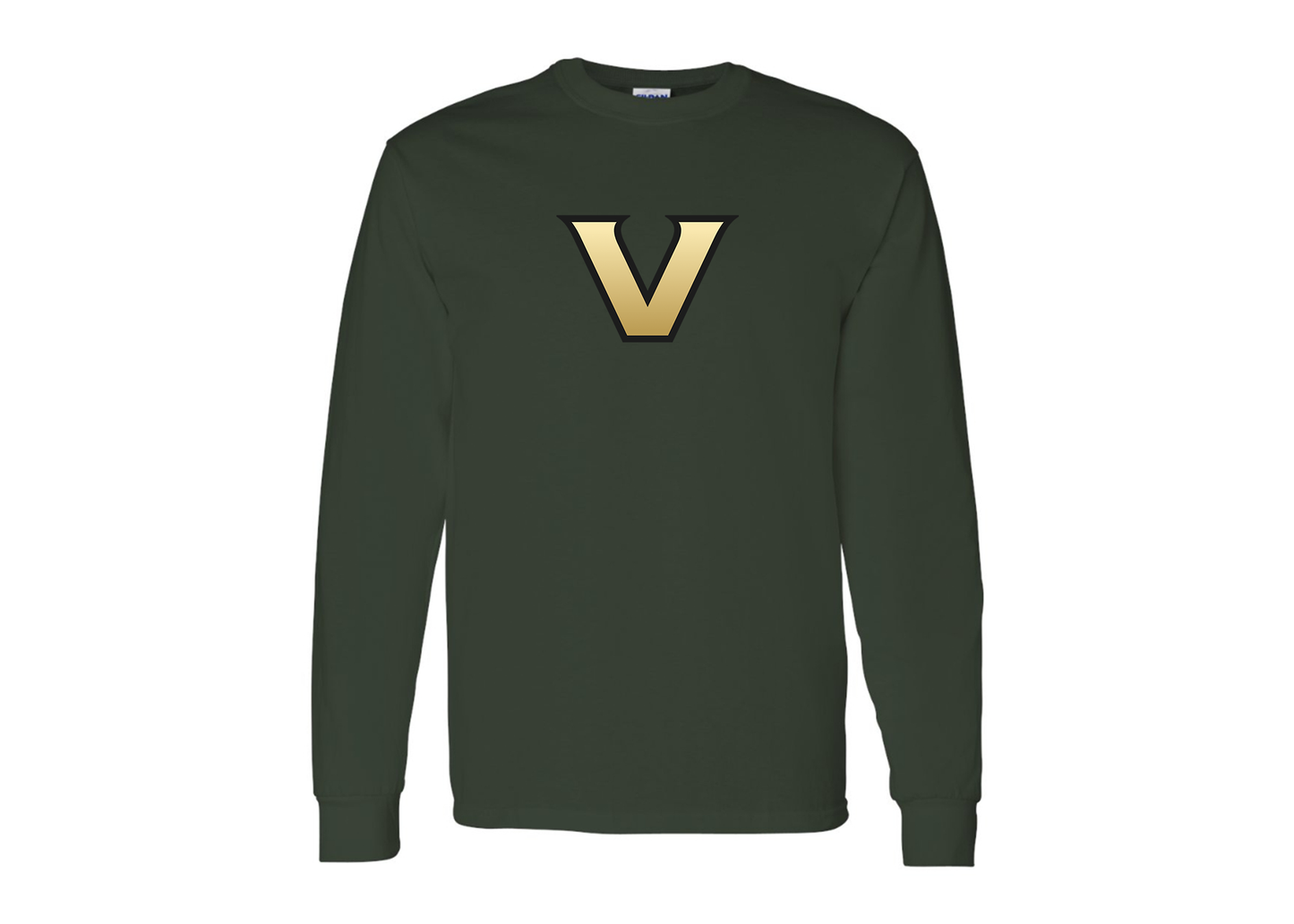 Men's Vanderbilt Commodores Gildan Heavy Cotton Long Sleeve T-Shirt