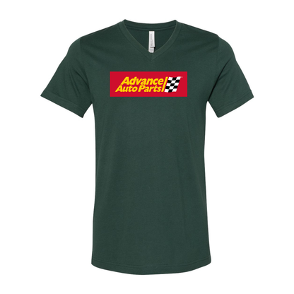 Advance Auto Parts Logo BELLA  CANVAS - Jersey V-Neck T-Shirt